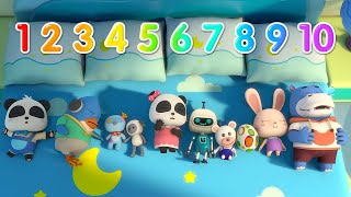 Ten in the Bed Animal Friends  Learn Numbers for Kids  Nursery Rhymes  Kids Songs  BabyBus [upl. by Ragouzis494]