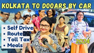 KOLKATA to DOOARS by CAR  Route Details  Road Conditions  Meals  Stay Midway  Part 2 [upl. by Ennaesor]