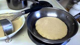 Cooking Pancakes On Stainless Steel Pan How To Wiki [upl. by Karney416]