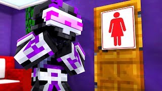 ¿¡WHITEZUNDER ENTRA EN BAÑO DE CHICAS  MINECRAFT TROLL [upl. by Aicsile]