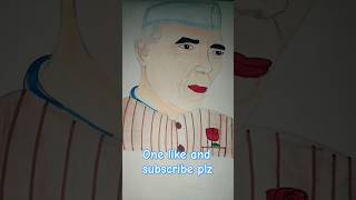 Drawing of Pandit Jawaharlal Nehru drawing subscribe art shorts [upl. by Goar]