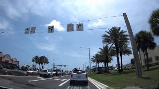 Driving through the Cocoa Beach Florida [upl. by Nosac]