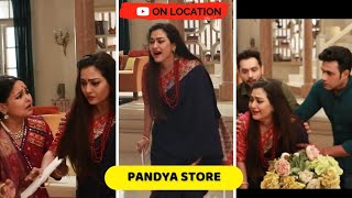 Pandya Store on location Amrish Ne Chhoda Ghar  Priyanshi Yadav  Rohit Chandel [upl. by Fife]