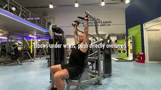 How To Use The Matrix Converging Shoulder Press Machine [upl. by Nitsed]