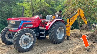 बड़े काम की छोटी सी मशीन Tractor JCB  Mahindra Arjun Novo 605 4x4 सबसे सस्ती JCB [upl. by Iramat]