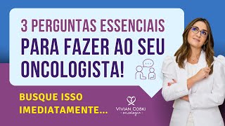 O que faz na primeira consulta com o oncologista [upl. by Enilorak]