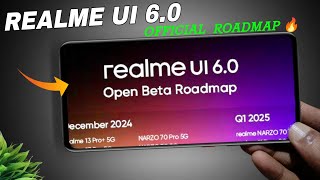 NEW Realme UI 60 Full Review amp Official Roadmap [upl. by Rep334]