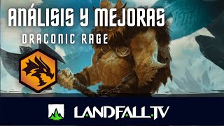 Análisis y mejoras precon Draconic Rage  EDH  Landfall TV95  MTG commander en Español [upl. by Harvie]