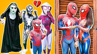 What If Many SPIDERMAN amp JOKER in 1 HOUSE Stepmother protects KID SPIDER MAN from bad guys  MORE [upl. by Frodine841]