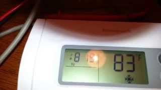 Honeywell HVAC Thermostat Controlling a 12V DC Fan [upl. by Nnylacissej]