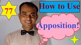 How to Use Apposition  Nominative in Apposition  Objective and Possessive in Apposition [upl. by Hizar]