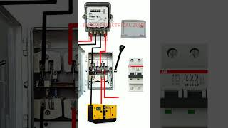 change over connection electrical shorts short youtubeshorts [upl. by Je]