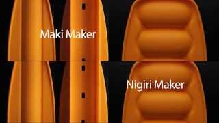 Tupperware Sushi Maker Maki and Nigiri [upl. by Stover]