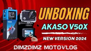 Unboxing AKASO V50X New Version 2024 [upl. by Nyrret]