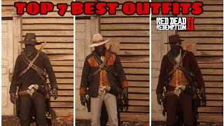 RED DEAD REDEMPTION 2 7 BEST OUTFTIT COMBOSTOP OUTFIT COMBINATIONS [upl. by Ardnwahsal]