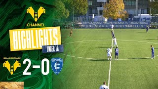 Highlights Under 18  Hellas VeronaEmpoli 20 [upl. by Reaht]