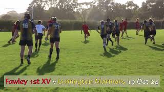 Fawley 1st XV v Lymington Mariners 191024 Clip 11 [upl. by Lav]