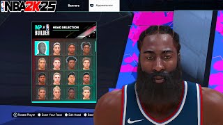 BEST James Harden NBA 2K25 Face Creation How To Make James HARDEN on NBA 2K25 [upl. by Ronn]