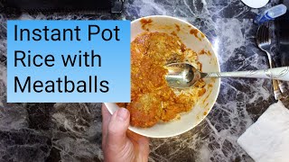 Instant Pot Pressure Cooker Meatballs and Rice Bowl [upl. by Lodnar]