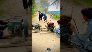 2man starting desi petrol engine peter with power youtubeshort [upl. by Aihtnamas]