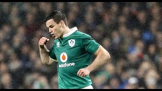 Jonathan Sexton lands a superb dropgoal against France  RBS 6 Nations [upl. by Kass]