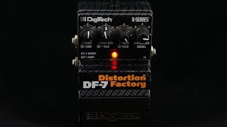 DigiTech DF7 DISTORTION FACTORY DEMOREVIEW [upl. by Eckblad561]