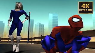 Spiderman 4k 60 FPS Remastered Gameplay Duckstation  Reshade  PS1 Emulator Best Graphics [upl. by Parke]