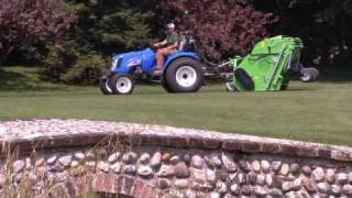 PERUZZO Flail Collection Mower for cutting verticutting and collection with high tip discharge [upl. by Yedoc477]