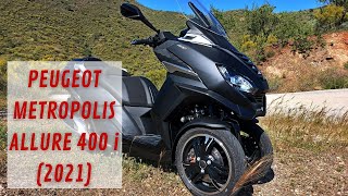 Peugeot Metropolis 400i 2021  Test Ride amp REVIEW  VLOG286 [upl. by Sheedy]