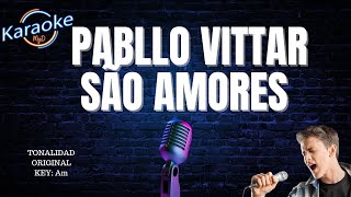 Pabllo Vittar  São Amores Karaoke Profesional karaoke2024 pablovittar karaoke [upl. by Mosira]