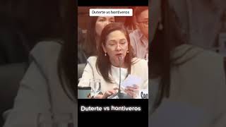 Duterte vs hontiveros viral prdd president DUTERTE hontiveros senatehearing warondrugs [upl. by Irek]