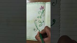 Diary decoration idea 17 new diarydecorationideas LetsCraftmz4zr [upl. by Nace]