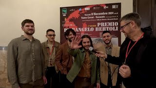 Premio Pierangelo Bertoli 2024  Intervista a XGiove [upl. by Niwroc878]