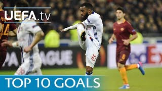 UEFA Europa League 201617  Top ten goals [upl. by Halihs341]