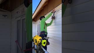 Connecting vinyl siding J channel [upl. by Fabiano]