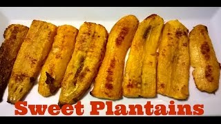 Baked Sweet Plantains  No Oil Needed [upl. by Asiela165]