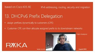 13 DHCPv6 Prefix Delegation [upl. by Llevol]