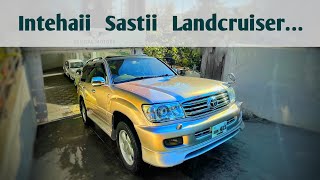 Toyota Landcruiser VX 2002  Detailed Review  walk around  Price  ZainUlAbideen [upl. by Anot]