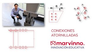 Conexiones Atornilladas Cargas concéntricas excéntricas y a tensión [upl. by Sabra]