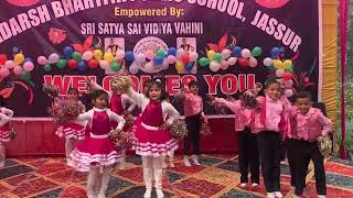 SSSVV Adarsh Bhartiya public school jassur dance performance done by UKG class viral subscribe 🌺🌺 [upl. by Menzies]