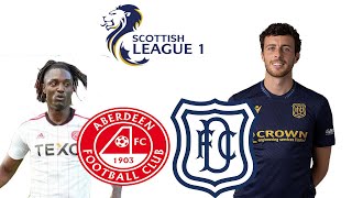 ⚽ Aberdeen vs Dundee FC ⚽  Scotland Premiership 11092024  PES 2024 [upl. by Akeimat404]