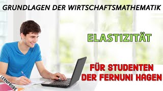 Wirtschaftsmathematik Elastizität  Fernuni Hagen [upl. by Sherye]