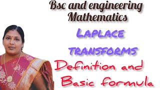 LAPLACE TRANSFORMBSC MATHEMATICSENGINEERING MATHEMATICSKS UG MATHS [upl. by Llehsim]