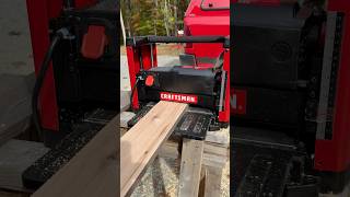 New planer Beautiful white oak boards woodworking whiteoak sawmill planer craftsman [upl. by Ahsercul]