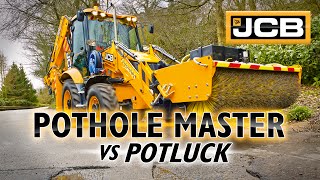 JCB Pothole Master Vs Potluck [upl. by Atteve]