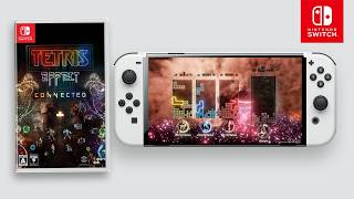 TETRIS EFFECT CONNECTED on the Nintendo Switch OLED Handheld [upl. by Enahs598]