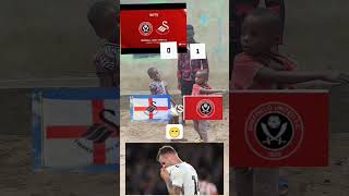 swansea VS Sheffield fypviralシ everyone highlights share football funny comedy [upl. by Helali257]