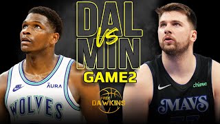 Minnesota Timberwolves vs Dallas Mavericks Game 2 Full Highlights  2024 WCF  FreeDawkins [upl. by Aleekat]