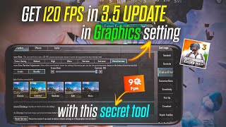GET 120 FPS IN MOBILE SETTINGS  UNLOCK 120 FPS IN NEW UPDATE BGMI 35 UPDATE 120fps UNLOCK in BGMI [upl. by Desimone]