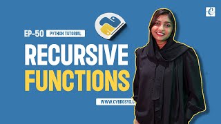 What is Recursive Functions in Python  Python Function Recursion Python Recursion Python Training [upl. by Yelahc]